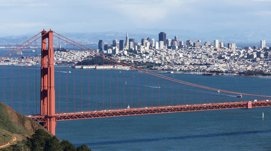 Nejlepší nabídky pronájmu aut v jižním San Franciscu
